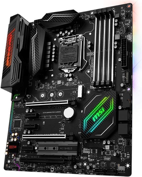 Immagine prodotto MSI Z270 Gaming Pro Carbon (LGA 1151, Intel Z270, ATX)