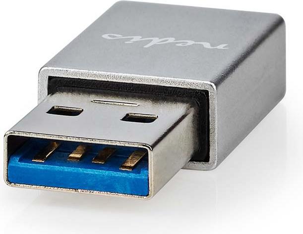 Immagine prodotto Nedis Adattatore da USB-A a USB-C, 5Gbps - Argento (USB-A, USB tipo C)