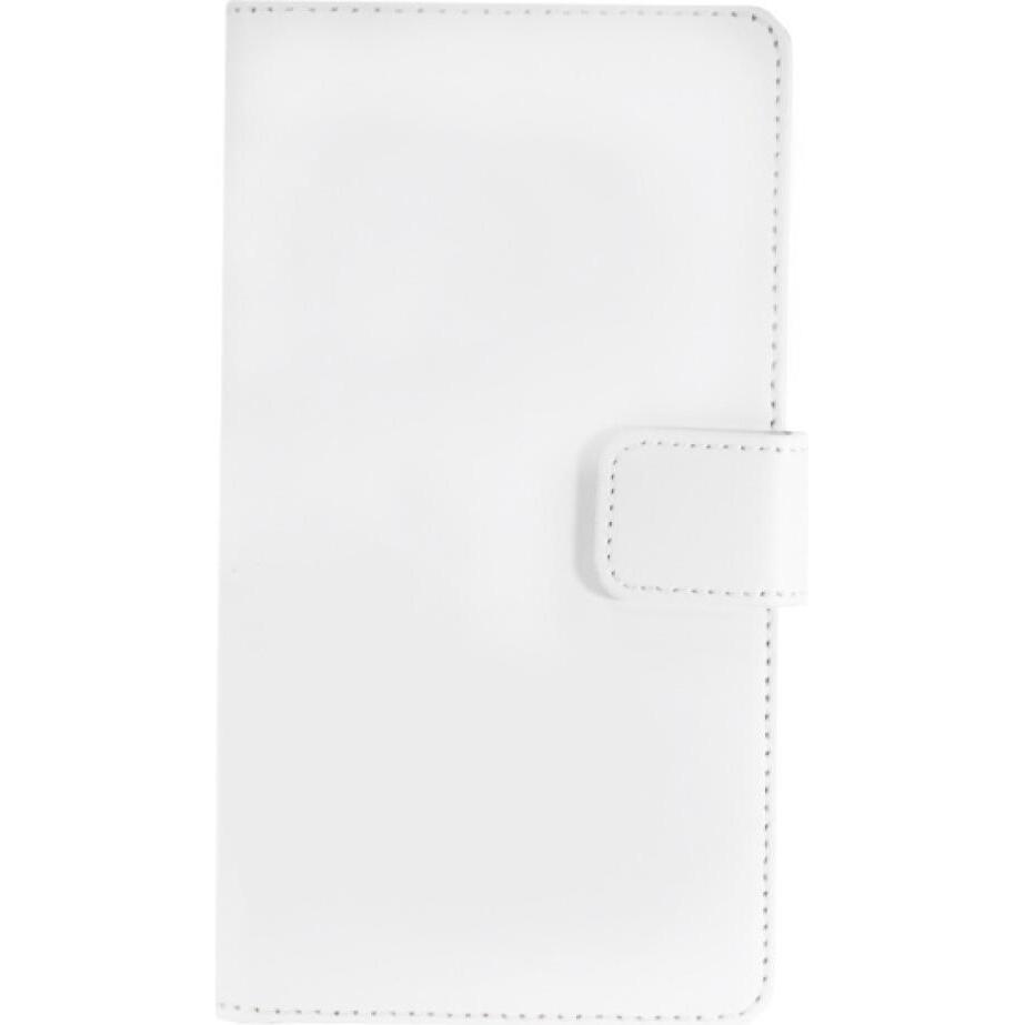 OEM Slim Leder Book Case for Galaxy Note 4 - white 4250710555789 (Samsung Galaxy Note 4), Smartphone Hülle, Weiss