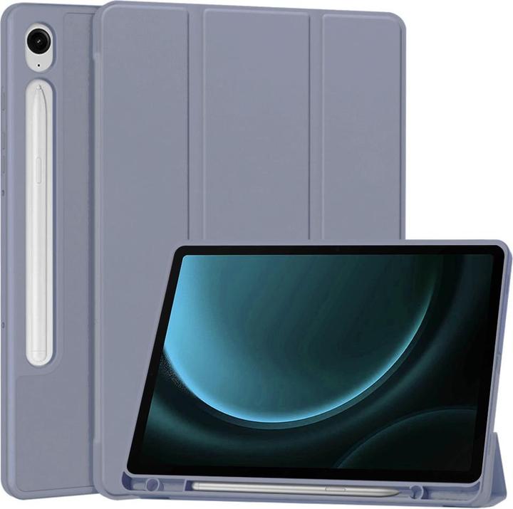 Produktbild Techsuit - Flex Trifold (with Pencil Holder) - Samsung Galaxy Tab S9 / S9 FE / S10 FE - Purple (Samsung Galaxy Tab S9, Samsung Galaxy Tab S9 FE)