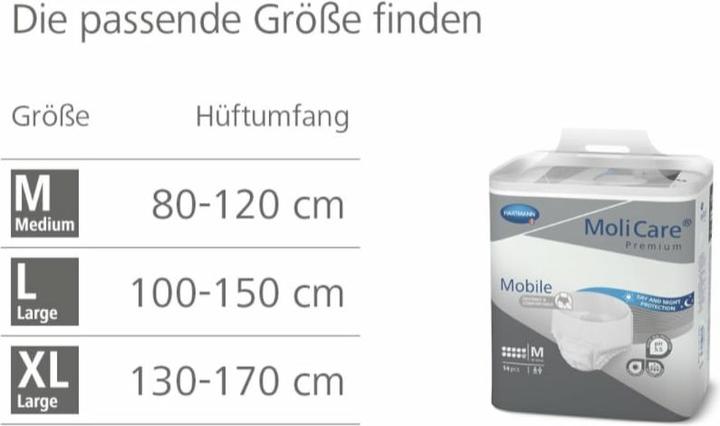 Produktbild MoliCare Mobile 10 (14 x, M)