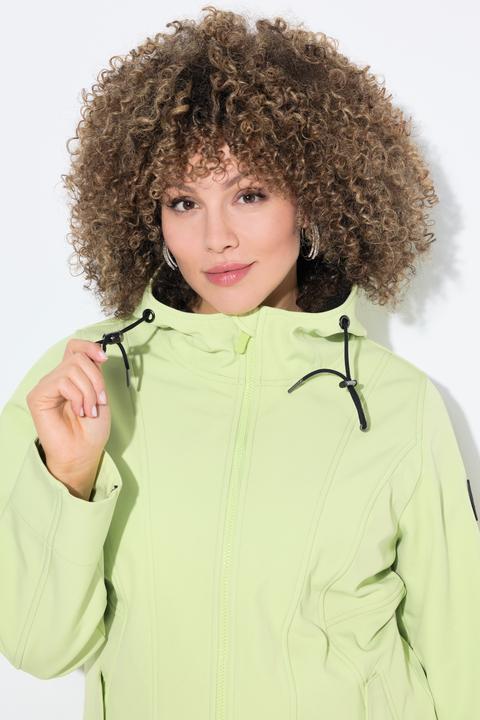 Produktbild Ulla Popken HYPRAR Softshelljacke, wasserabweisend, 2-Wege-Zipper (58)