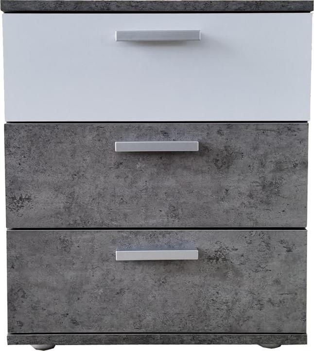 Actual product image HTI-Line Nachtschrank Nina mit 3 Schubladen (45 x 38 x 53 cm)