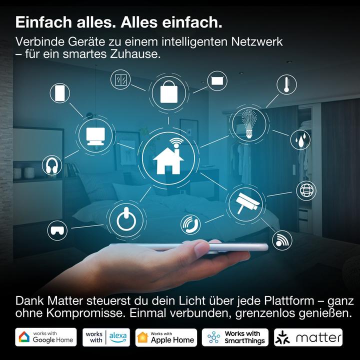 Immagine prodotto Osram SMART+ WIFI MATTER WALL SWITCH 2 Channel