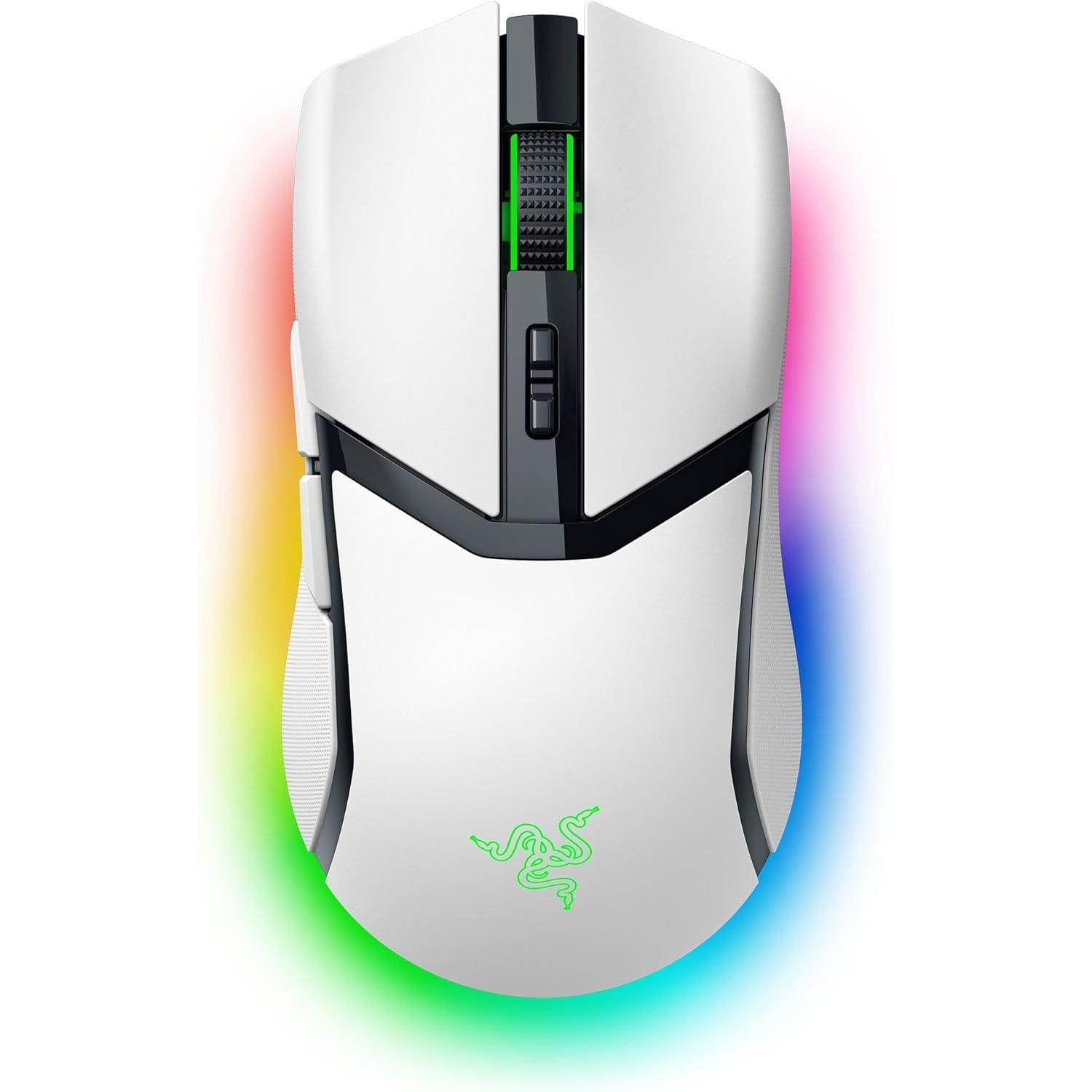 Razer Cobra Pro (Kabelgebunden, Kabellos), Maus, Weiss