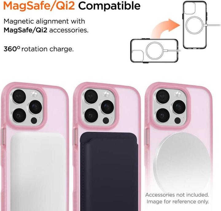 Immagine prodotto Eiger 3m Ultra-Protection Magsafe-Case GRS Blizzard Magsafe Case GRS Pink (Apple iPhone 16 Pro)