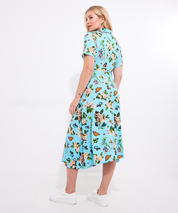 Actual product image Joe Browns Butterfly Collar Knee-Length Dress (34)