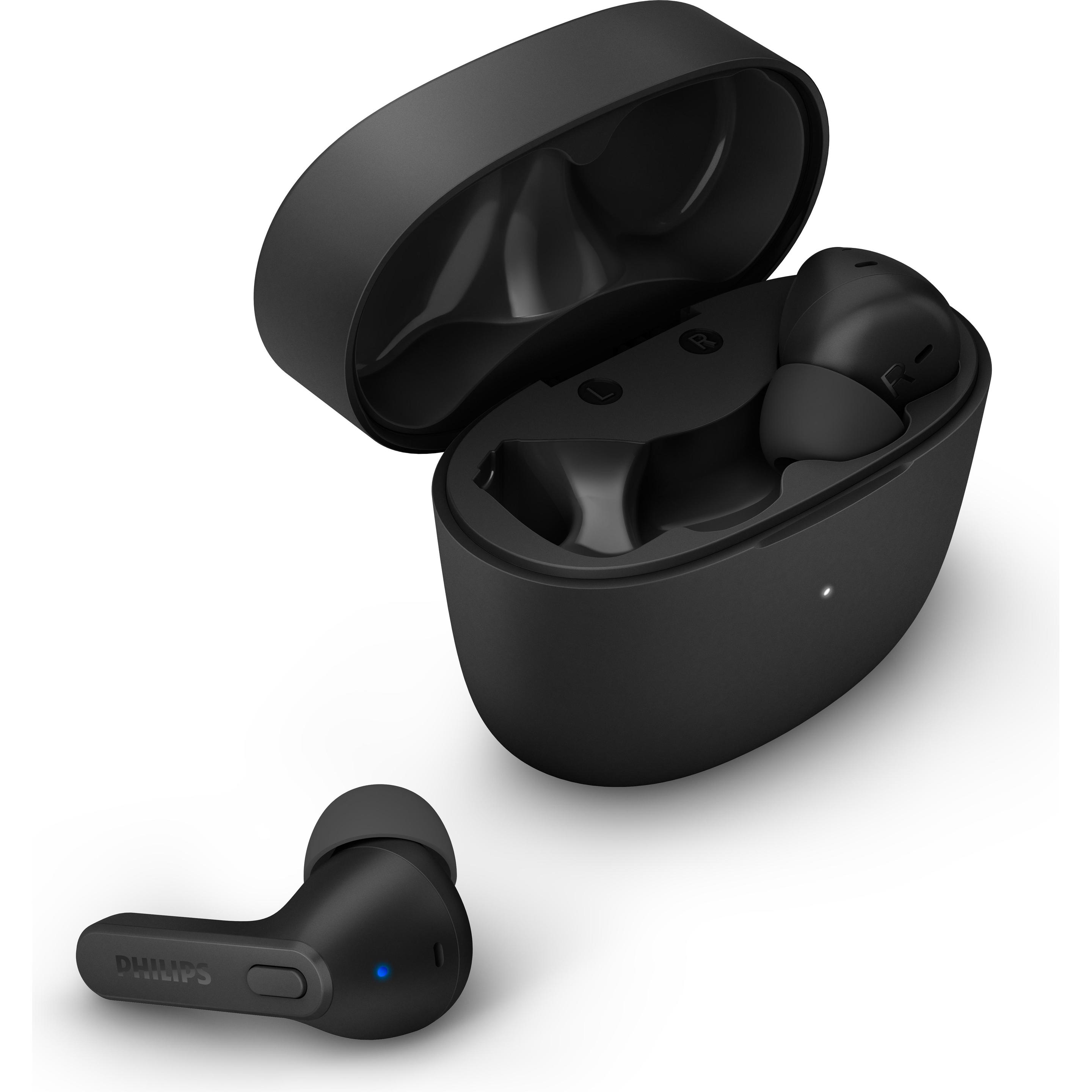 Philips TAT2206BK/00 (6 H, Senza Fili), Cuffie, Nero