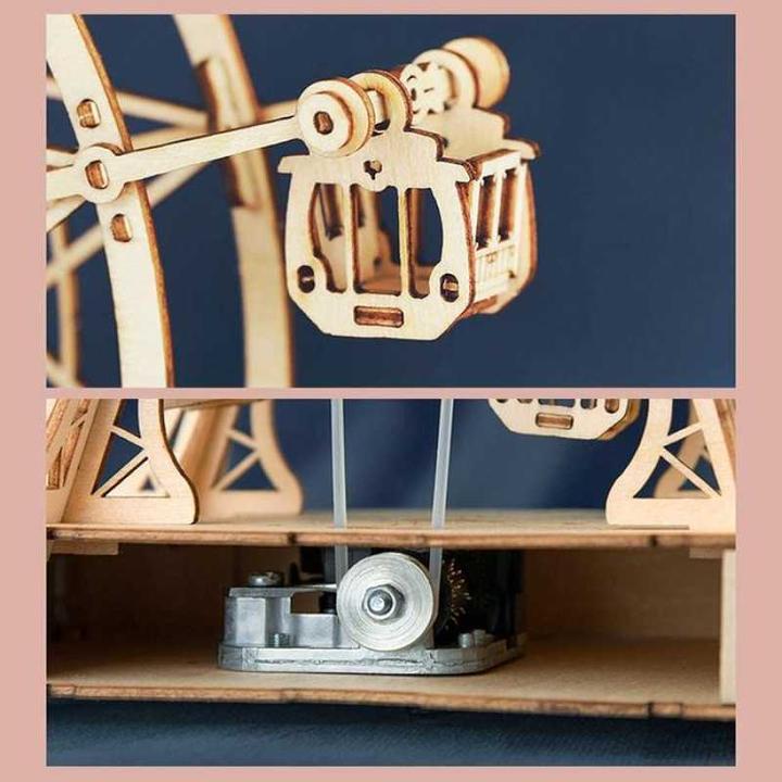 Image du produit Robotime Grande roue de la boîte à musique