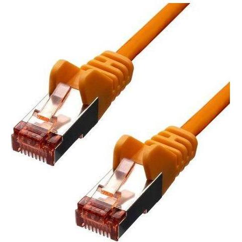 Thumbnail - ProXtend F/UTP CAT6 PVC AWG 26 CCA Orange 20M (F/UTP, CAT6, 20 m), Netzwerkkabel