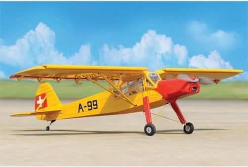Actual product image Black Horse Fieseler Stork 1800 mm ARF (Multi motor)