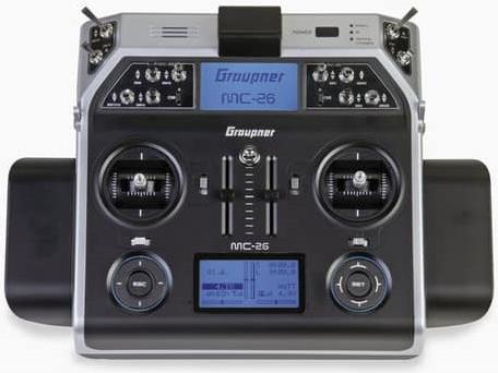 Graupner mc-26, 16 Kanal HoTT Fernsteuerung Solosender mit Alukoffer