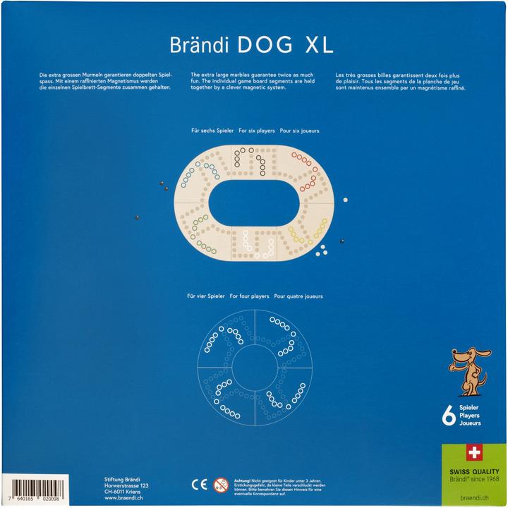 Produktbild Brändi Dog XL (Deutsch, Englisch, Französisch, Italienisch, 2 - 6 Spieler)