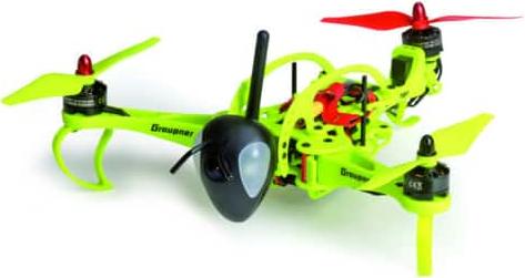 Actual product image Graupner Tricopter HoTT-Hornet 250 FPV - Ready to Fly (RTF) complete set with mz-12 HoTT