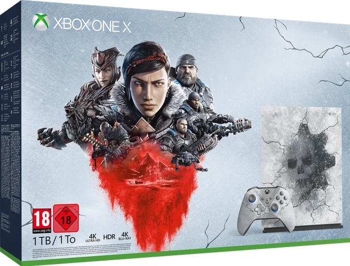Produktbild Microsoft Xbox One X + Gears 5 Limited Edition (Maracas)