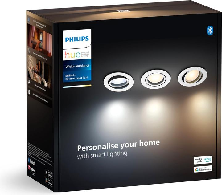 Produktbild Philips Hue White Ambiance Milliskin (350 lm, GU10)