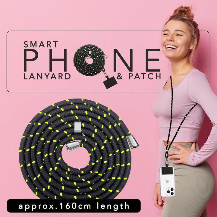 Image du produit Nalia Chaîne universelle pour téléphone portable à porter autour du cou avec pad