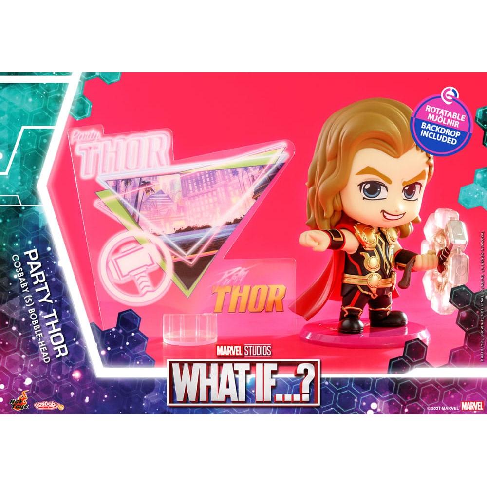 Thumbnail - Hot Toys What If...? figurine Cosbaby (S) Party Thor 10 cm
