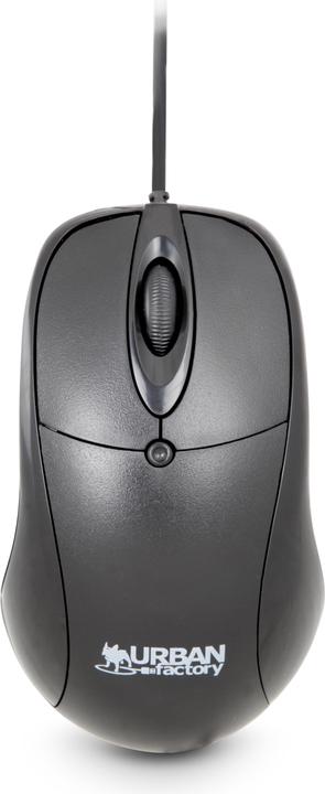 Actual product image Urban Factory Big Crazy Mouse Ambidextrous USB Type-A Optical 800 DPI (Cable)