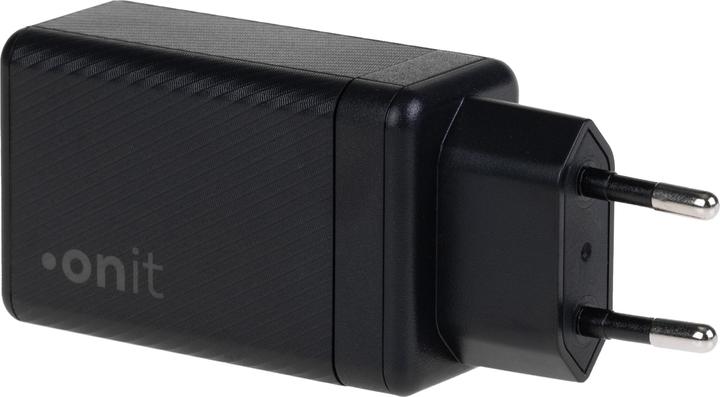 Produktbild Onit USB-Wandladegerät Dual QC4+ 65 W GaN Schwarz (65 W)