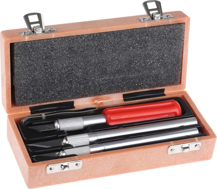 Produktbild Rs Pro Bastelmesser Set mit 10 Klingen (Ersatzklinge)