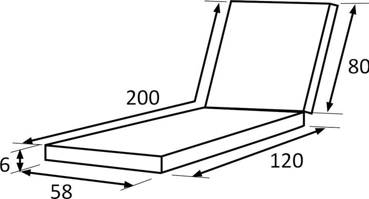 Immagine prodotto Siena Garden Copri lettino (200 x 58 cm)