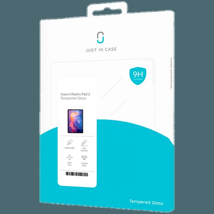 Actual product image Just in Case Gehärtetes Glas Clear Displayschutzfolie Xiaomi Redmi Pad 2 (1 pcs., Xiaomi Redmi Pad 2)