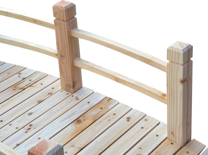 Produktbild Outsunny Gartenbrücke mit Geländer