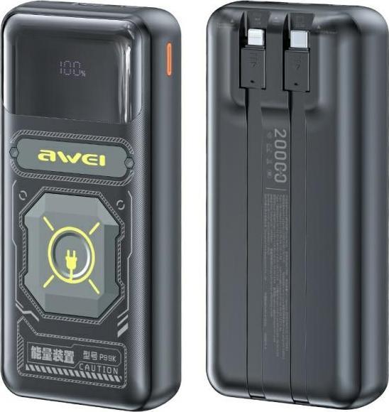Awei P99K (20000 mAh, 22 W, 22.50 Wh)