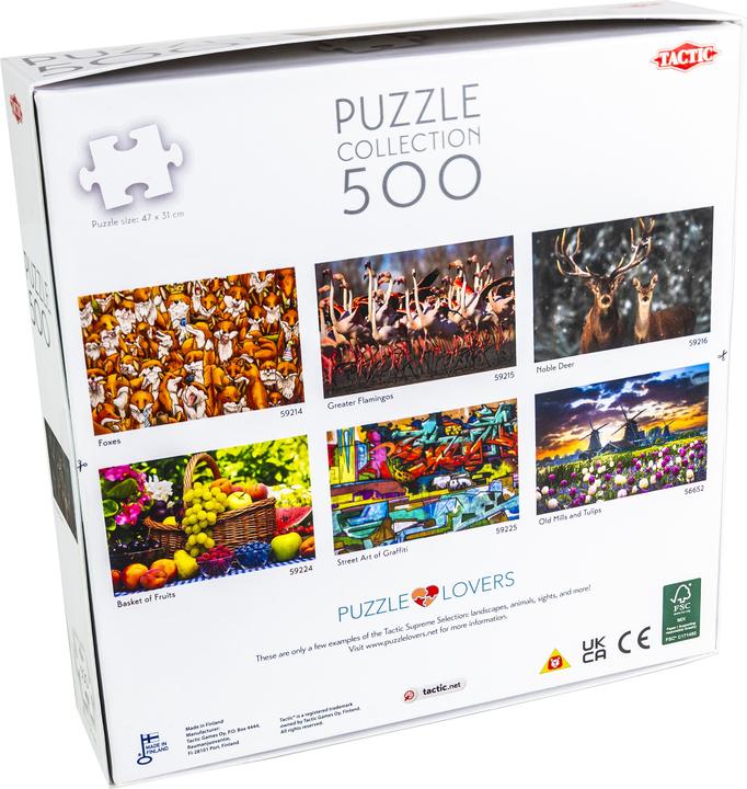 Image du produit Tactic Puzzle 500 Edler Hirsch (500 pièces)