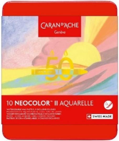 Produktbild Caran d'Ache Neocolor II (Multicolor, Pastellfarben, 10 x)