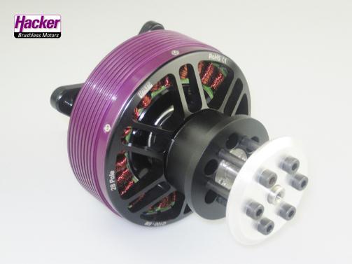 Actual product image Hacker Electric motor Q100-7M 140 rpm/V