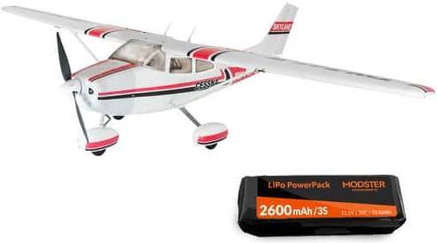Produktbild Modster Cessna 182 V2 ARTF 1560 mm inkl. Lipo-Akku Combo (Motorflugzeug)