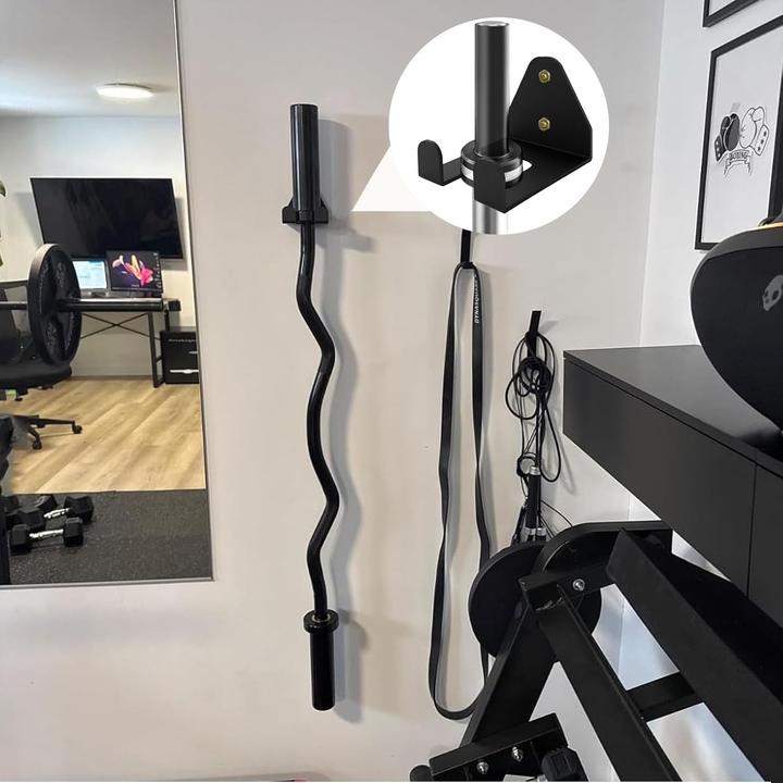 Actual product image Vanroug Barbell storage