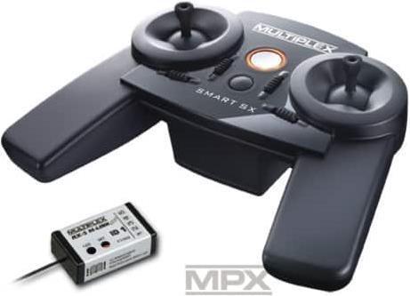 Produktbild Multiplex Smart SX 6 M-Link Mode 1+3 mit RX-5 ID1 Empfänger