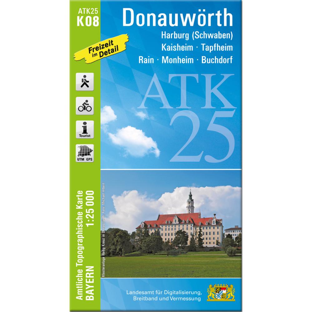 ATK25-K08 Donauwörth, Landkarte