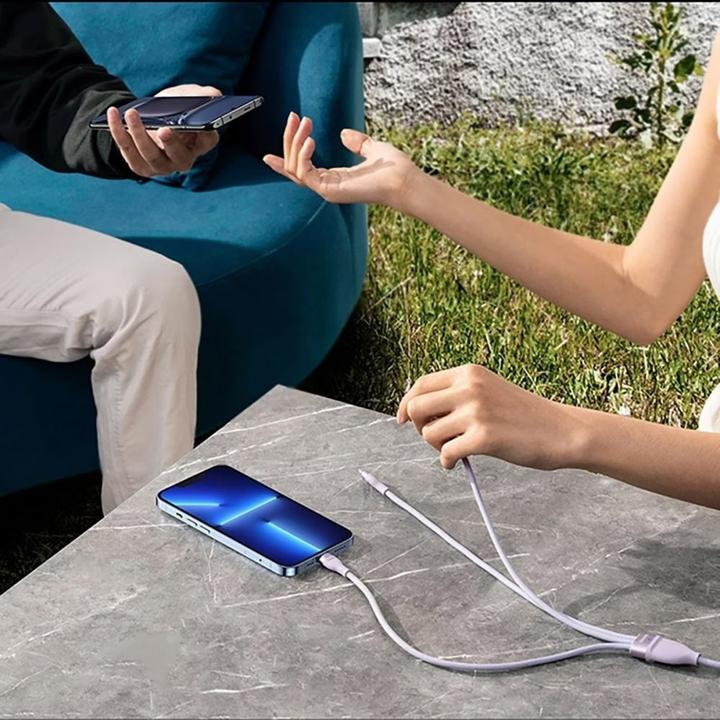 Immagine prodotto Baseus Cavo USB 3in1 (1.20 m, USB 3.2 Gen 1, 100 W)