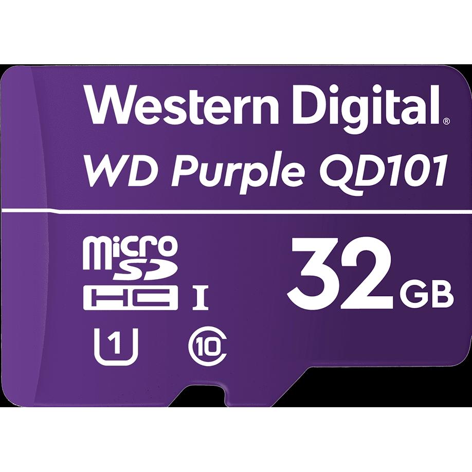 WD Purple SC Ultra Endurance (32 GB, microSDHC, U1, UHS-I), Speicherkarte, Violett