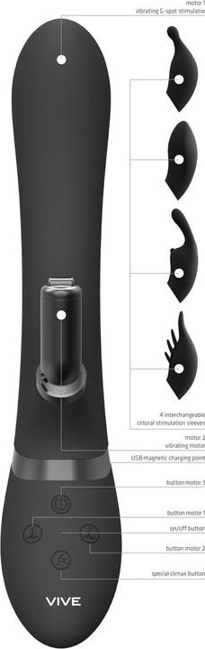 Actual product image Shots Chou - G-Spot Rabbit & Clitoral Stimulator