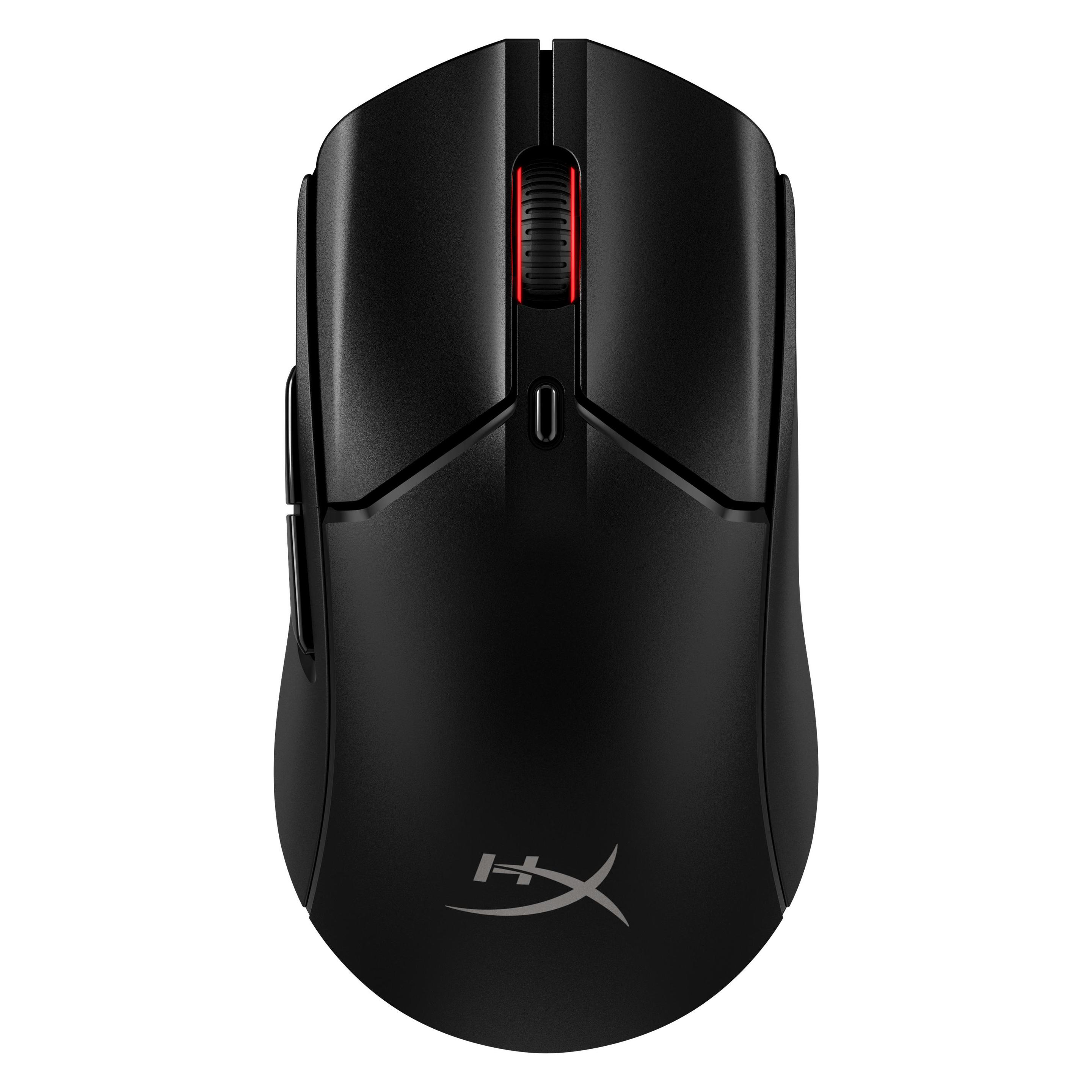 HP HyperX Pulsefire Haste 2 Wireless (Kabelgebunden, Kabellos), Maus, Schwarz