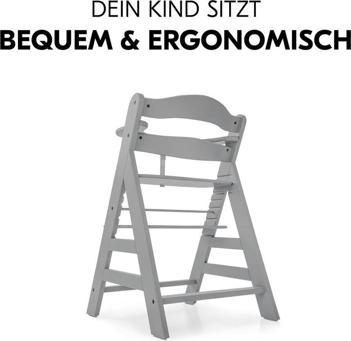 Produktbild Hauck Hochstuhl Alpha Plus - im Sparset inkl. Sitzkissen (Treppenhochstuhl)