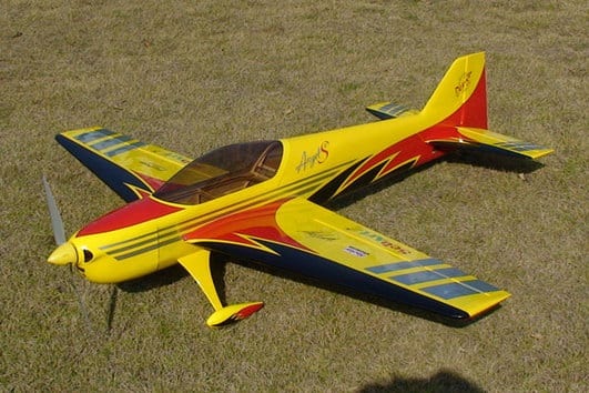 Produktbild Sebart Angel S Evo 50E 1580 mm gelb/schwarz (Motorflugzeug)