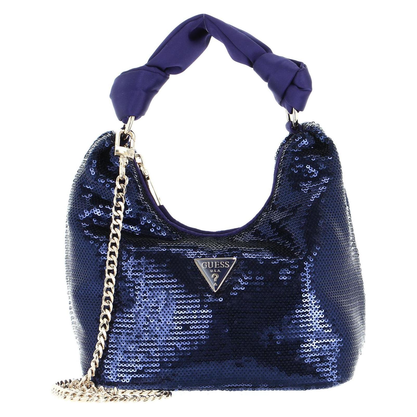 Guess, Damen, Handtasche, Velina Hobo Bag, Violett