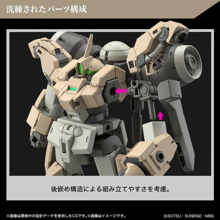 Produktbild Bandai GUNDAM THE WITCH FROM MERCURY - HG 1/44 Demi Barding - Model Kit