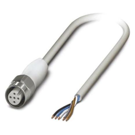 Phoenix Contact Grigio Sensor Cable,5W,Grey,Sktm12,5M, Cavo + Spina Elettrica,