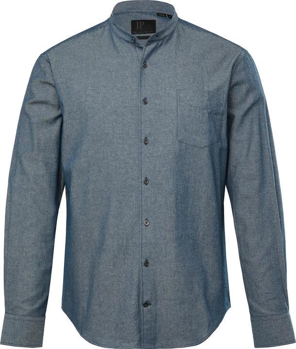 Produktbild JP1880 Jeanshemd, Denim, Langarm, Stehkragen, Modern Fit (7XL)