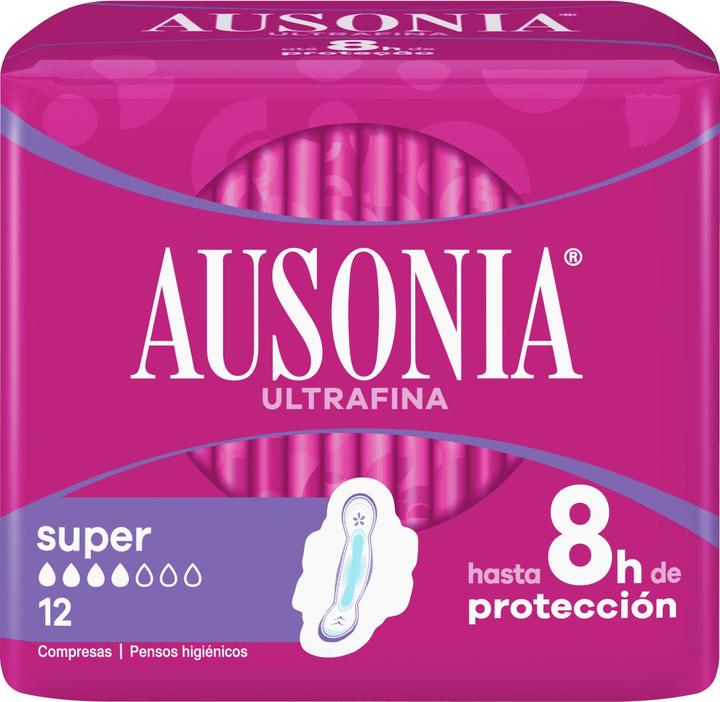 Produktbild Ausonia compresas super alas 12 uds (12 x)