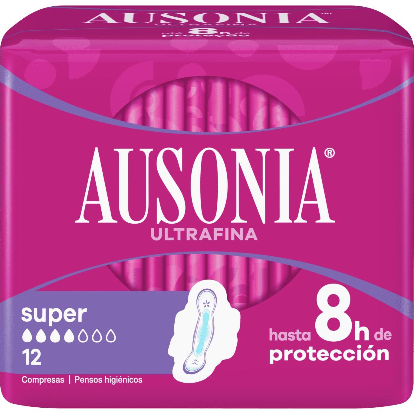 Ausonia, Binden, compresas super alas 12 uds (12 x, Damenbinden)