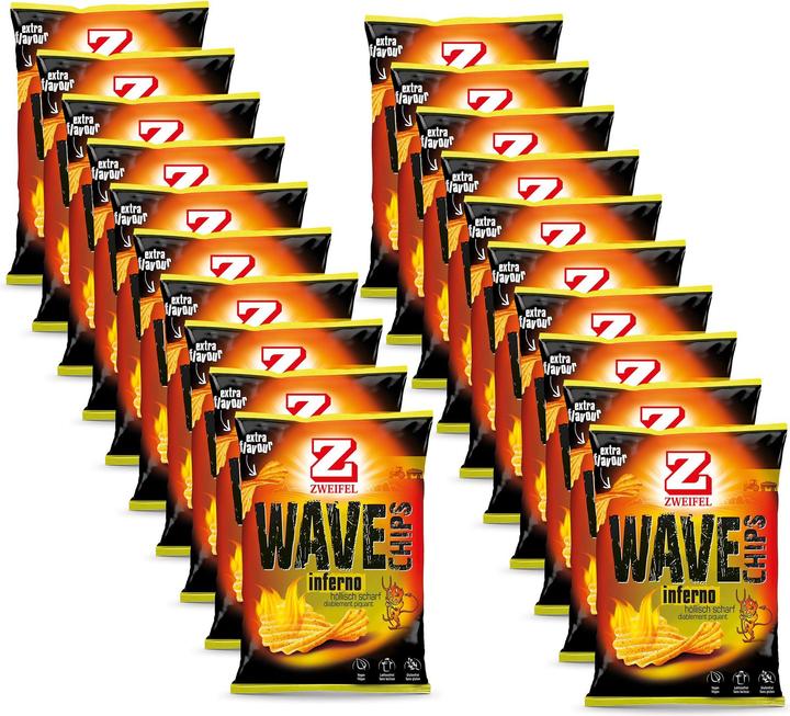 Produktbild Zweifel Chips Wave Inferno 30g (980 g)