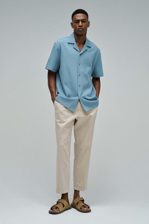 Produktbild Salsa Jeans Kurzarmhemd Textured Waffle (S)